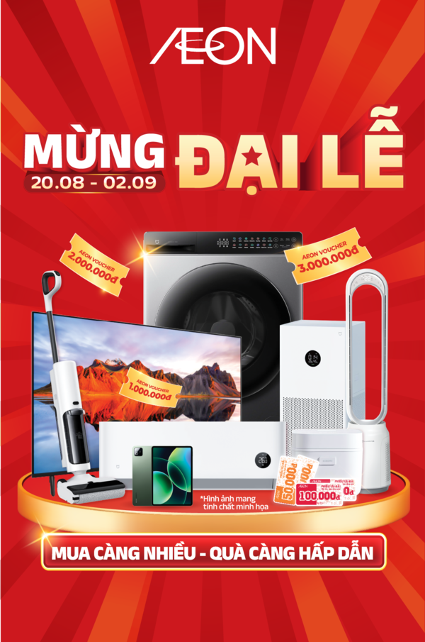 AEON MỪNG ĐẠI LỄ - SIÊU SALE SIÊU VUI