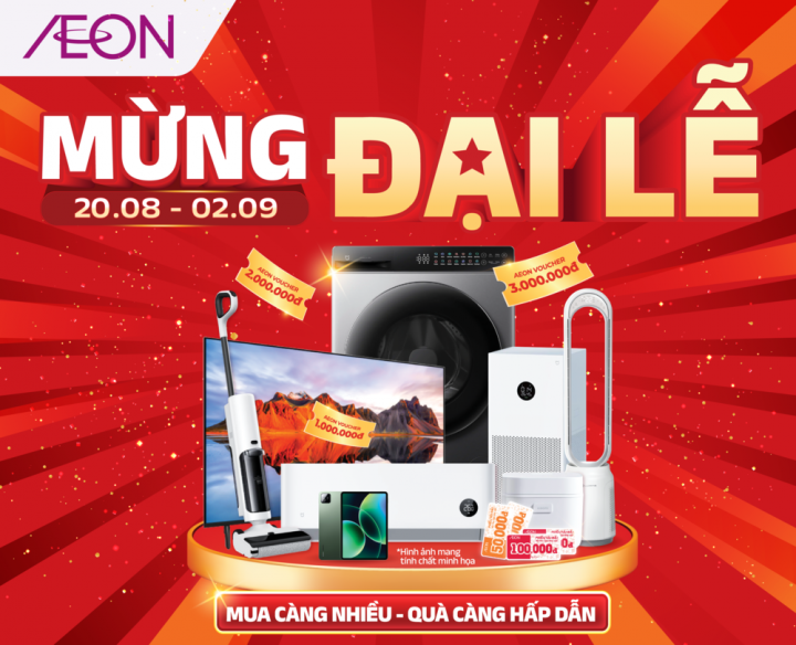 AEON MỪNG ĐẠI LỄ – SIÊU SALE SIÊU VUI