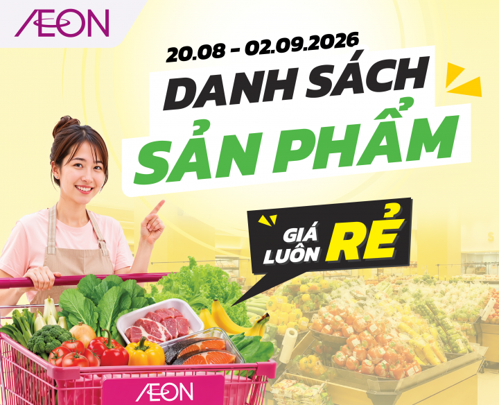 DANH SÁCH SẢN PHẨM GIÁ LUÔN RẺ