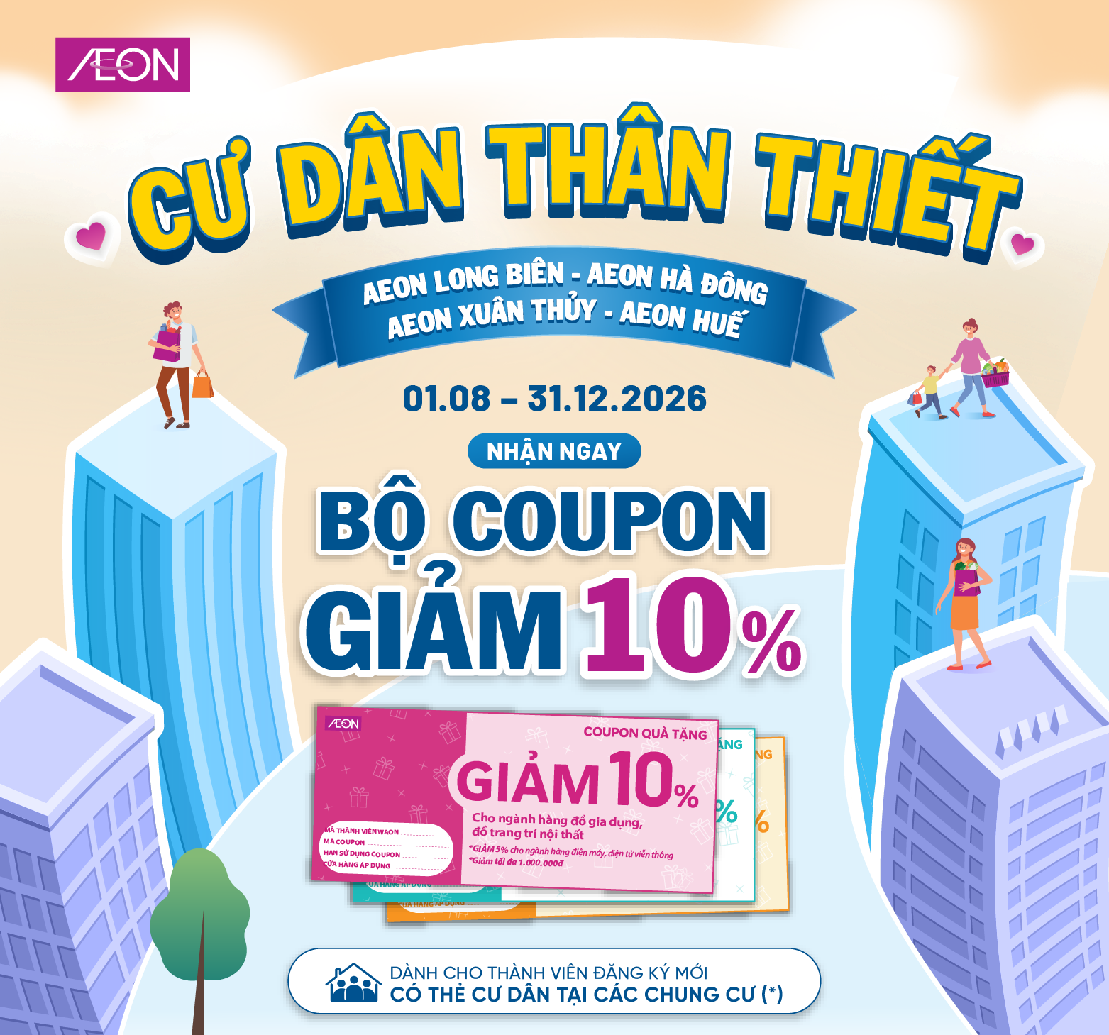 CHƯƠNG TRÌNH CƯ DÂN THÂN THIẾT TỪ 01.08 – 31.12.2026