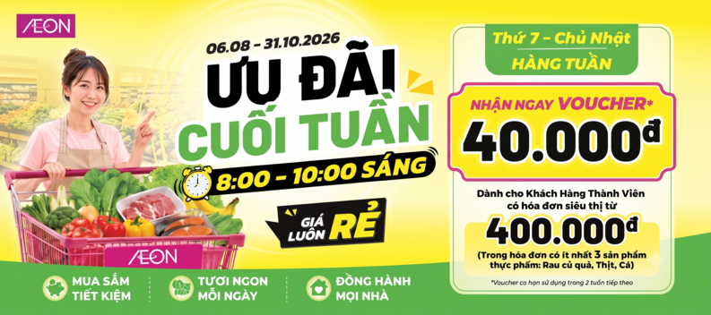 GIÁ LUÔN RẺ TỪ 6/8 - 31/10