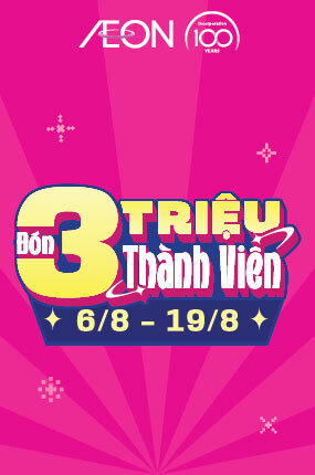 ĐÓN 3 TRIỆU THÀNH VIÊN - SIÊU SALE BÙNG NỔ