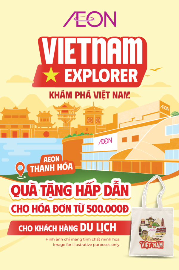 AEON THANH HOÁ - TẶNG TÚI CANVAS